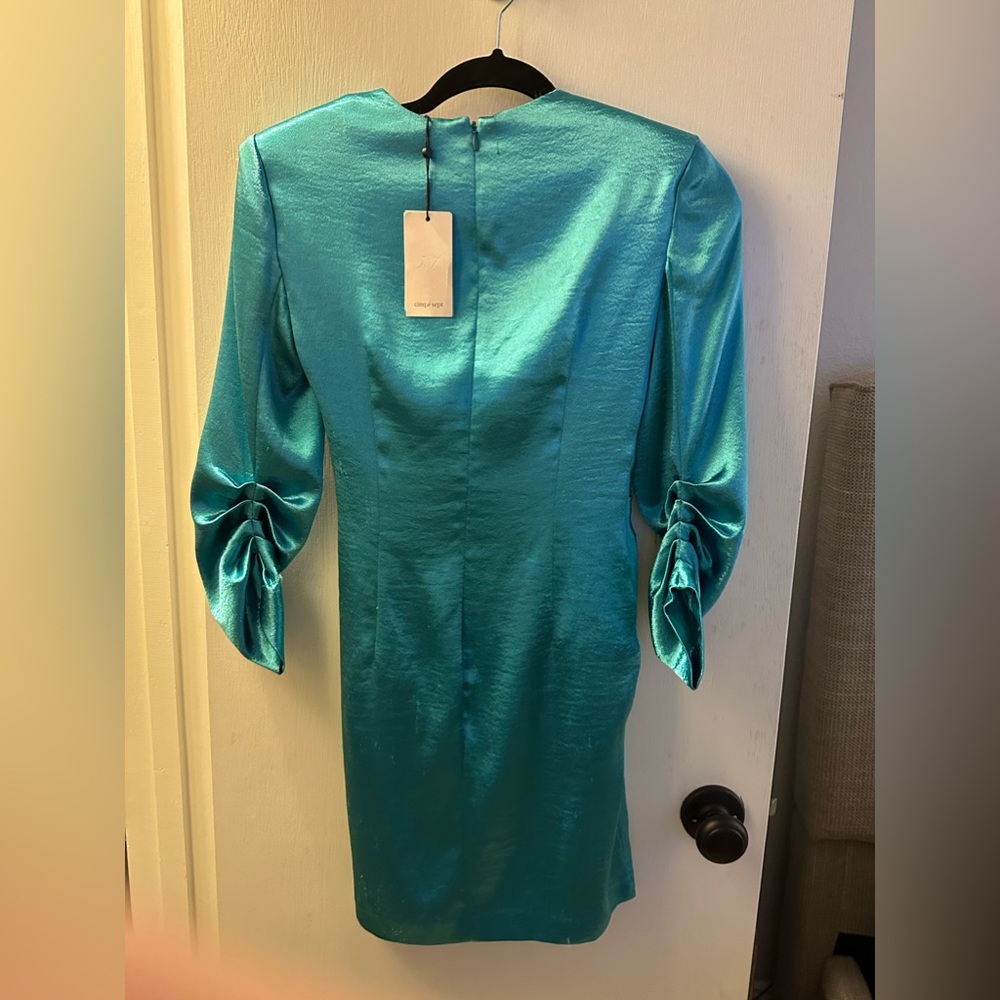 Cinq à Sept Natalia Dress Pacific Blue